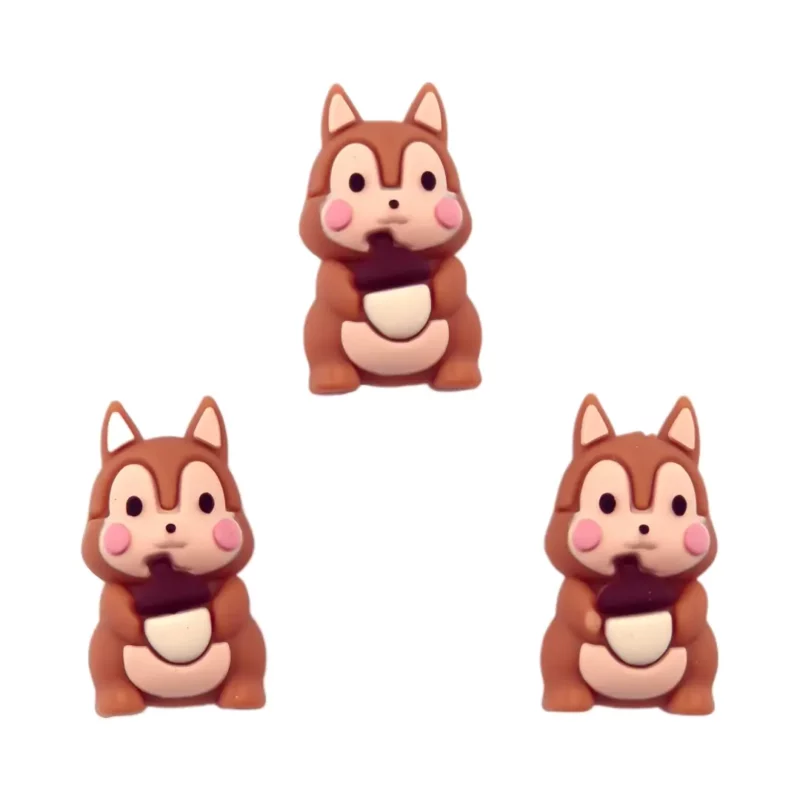 Silikonperle - 3D - Eichhörnchen