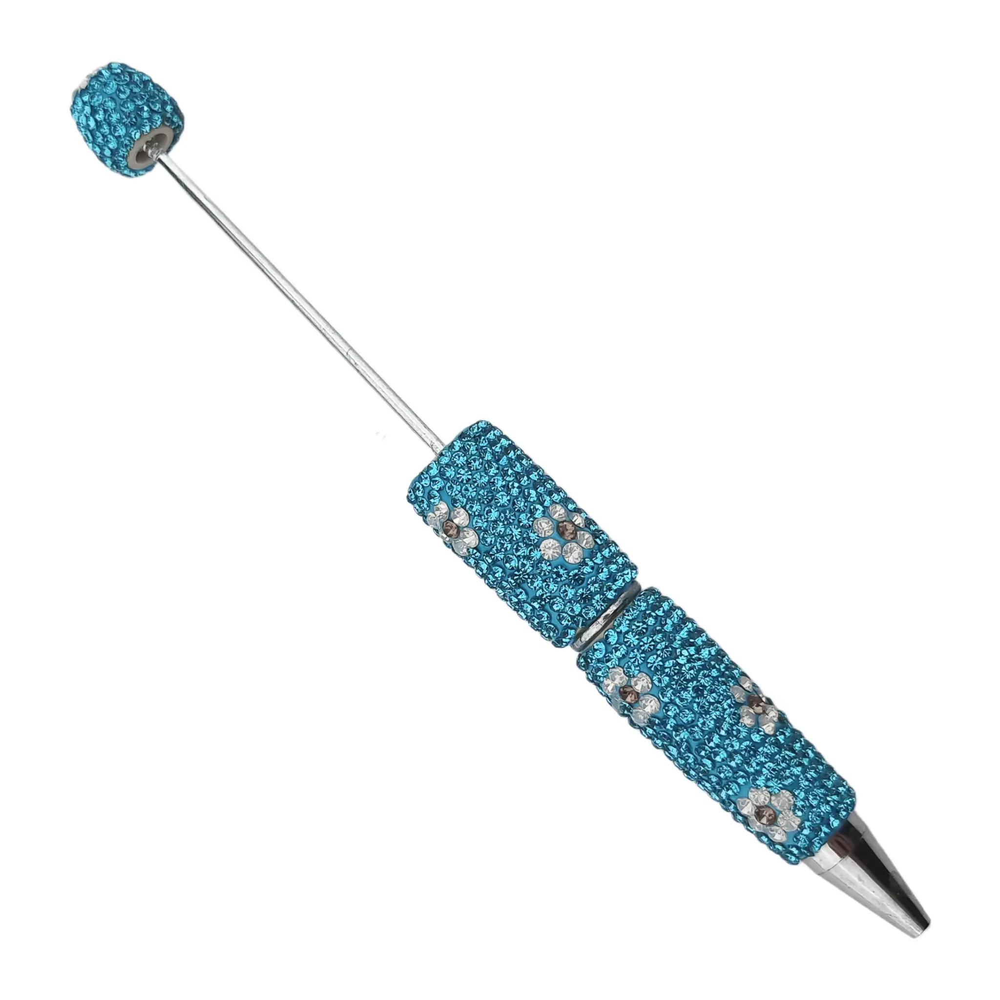 Namenlos-1152 Perlenstift - Sparkle Flower - Cyan – Bild 1