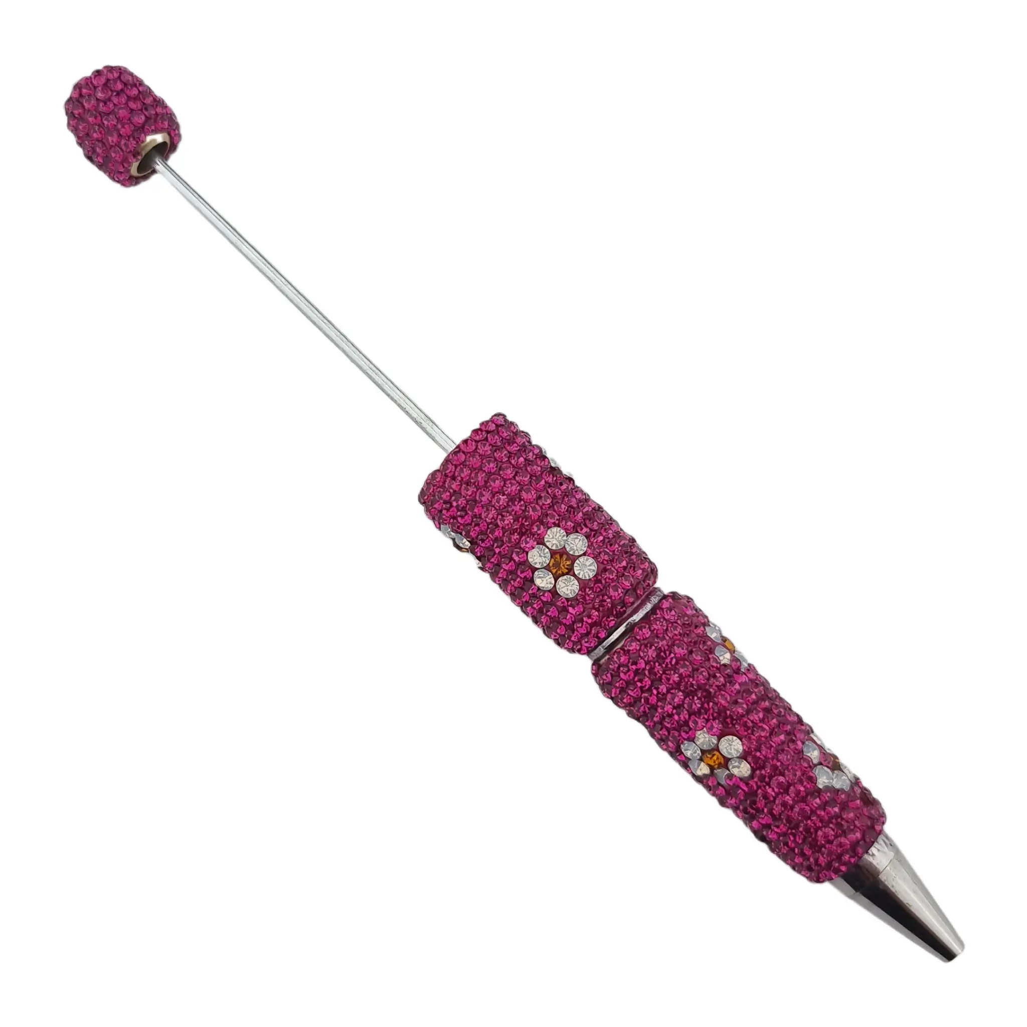Naamloos-1153 Kralenpen - Sparkle Bloem - Magenta - Afbeelding 1