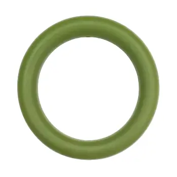 Silikonring - Auffädelbar - 7 cm - Moosgrün