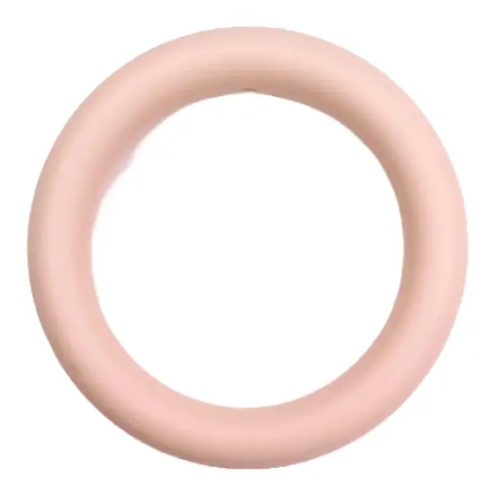 Silikonring - Auffädelbar - 7 cm - Pfirsich-Nude