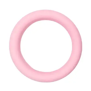 Silikonring - Auffädelbar - 7 cm - Pfirsichrosa
