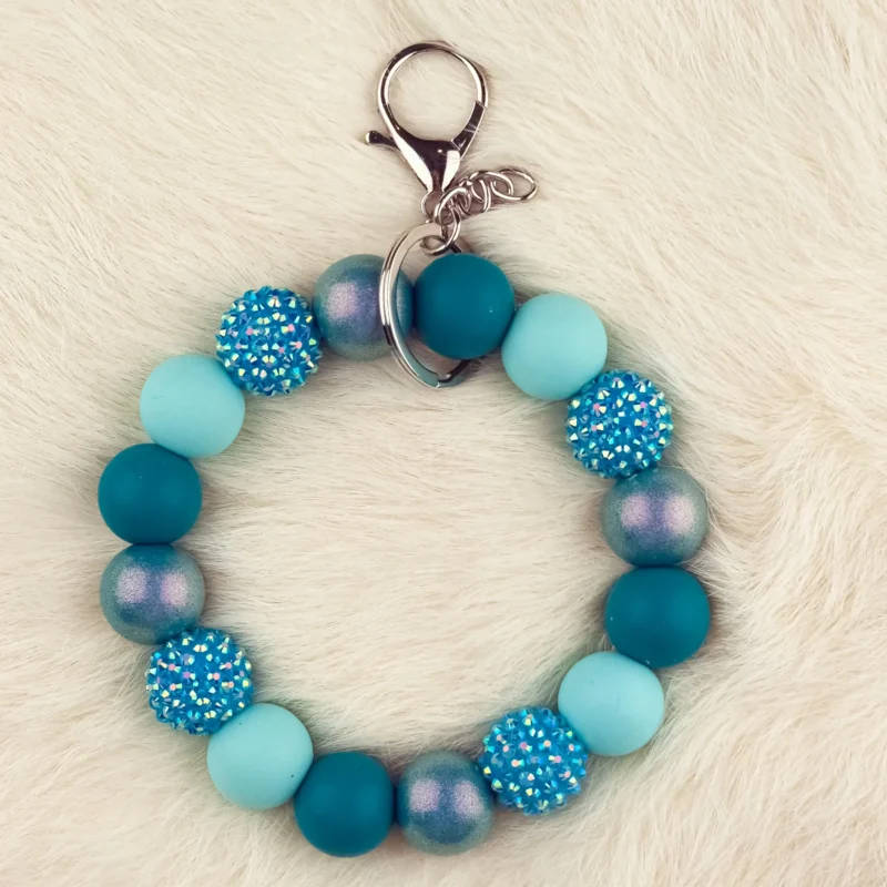 DIY Wristlet - Paradijs Blauw - Acryl Iris Blauw