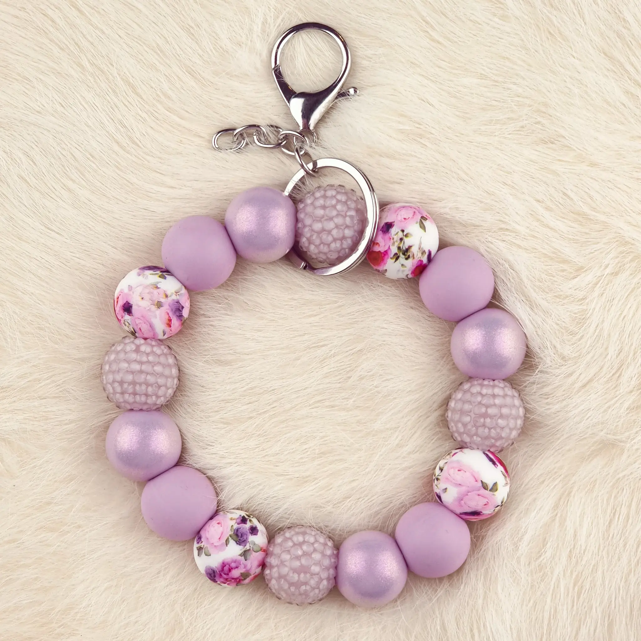 20241102_173213 DIY Wristlet - Summer Bouquet - Poeder Lila - Afbeelding 1