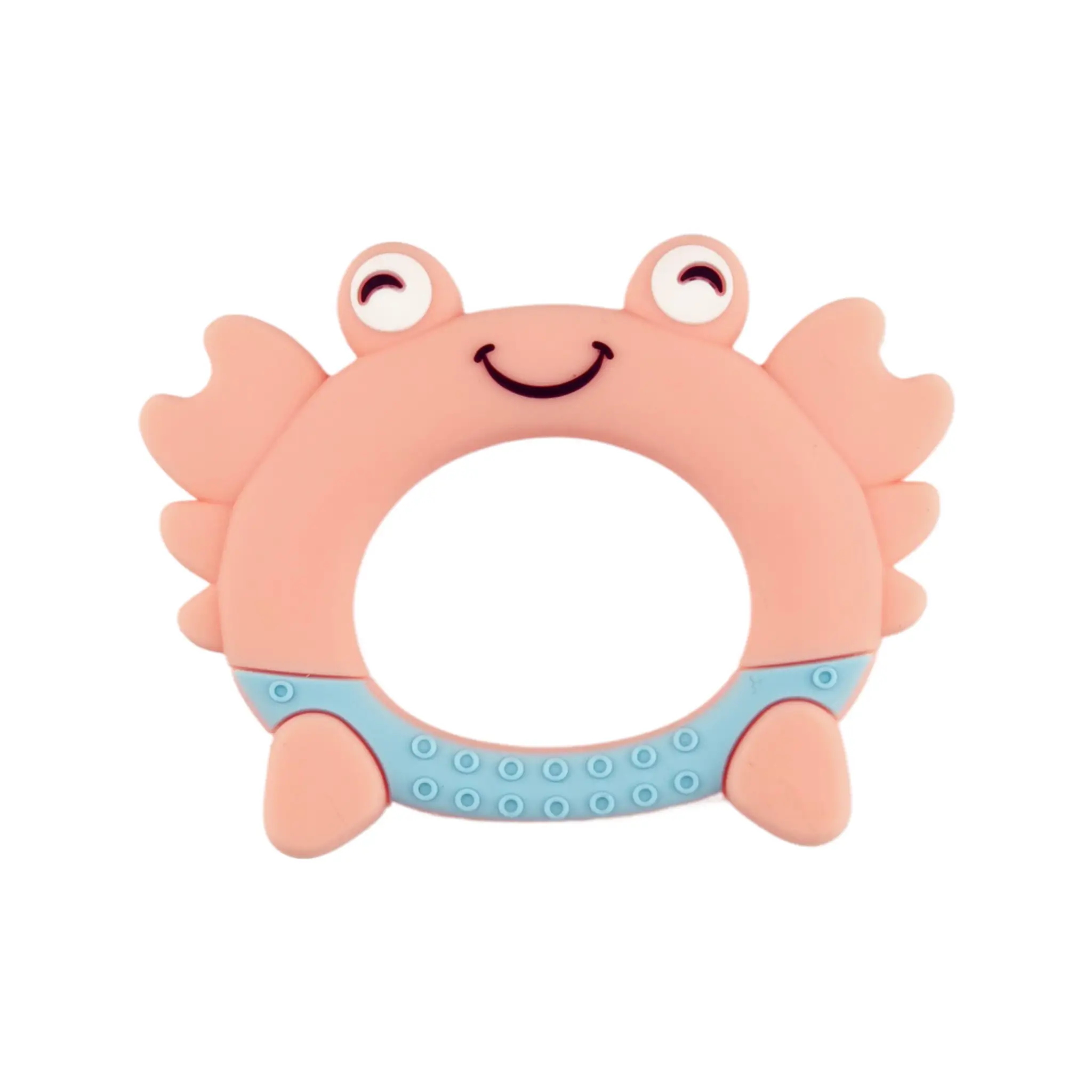 20241102_203719 Silikon-Beißring - Krabbe - Cantaloupe – Bild 1