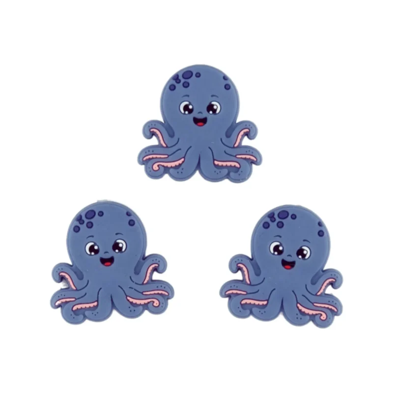 Perles en silicone - Pieuvre