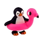 Siliconen kraal - Flamingo zwemband - Afbeelding 2