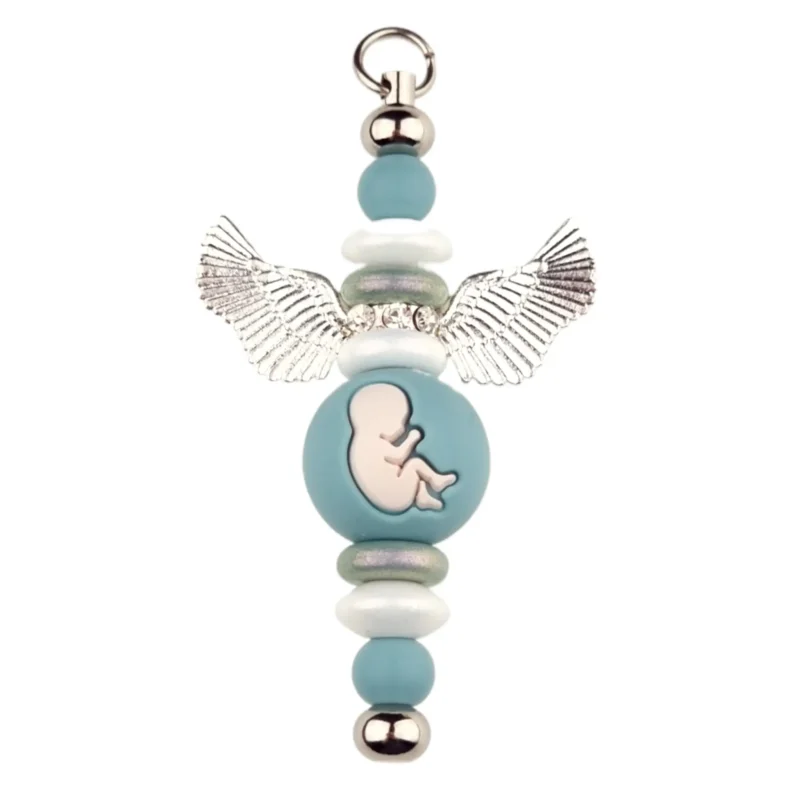 DIY Engelen hanger Baby - Aquamarijn