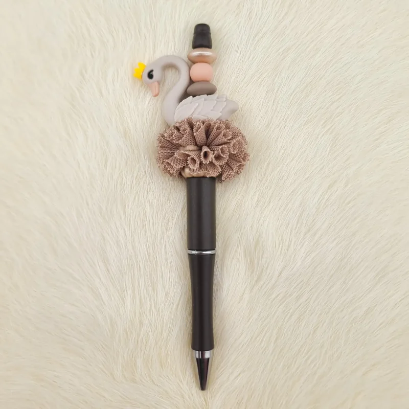 DIY Kralen pen Choco / Zwaan Taupe
