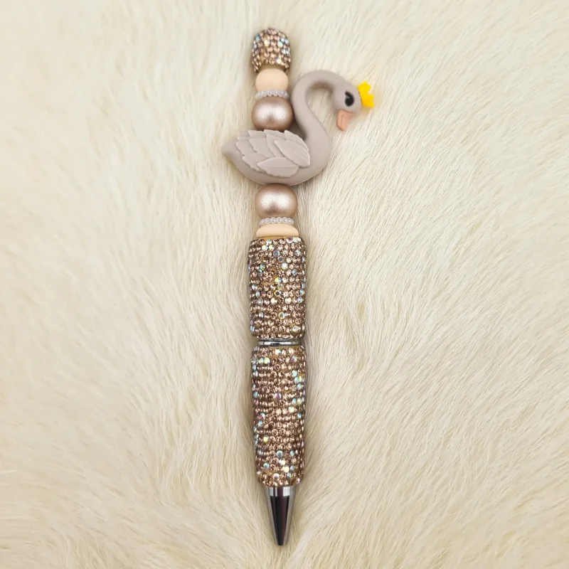DIY Kralen pen Sparkle - Gold / Zwaan Taupe