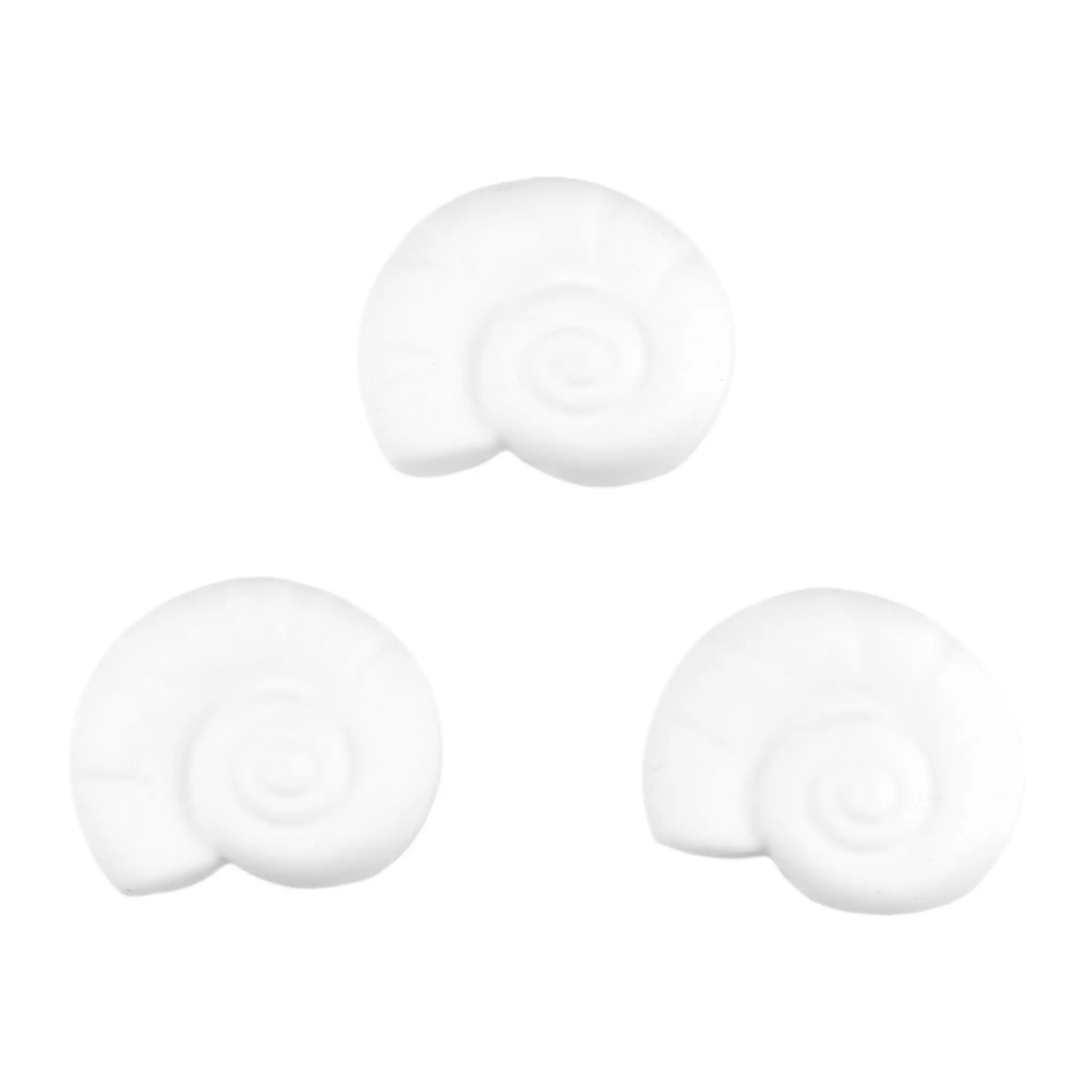 Naamloos-1203 Siliconen kralen - Schelp / Fossiel - Wit - Afbeelding 1