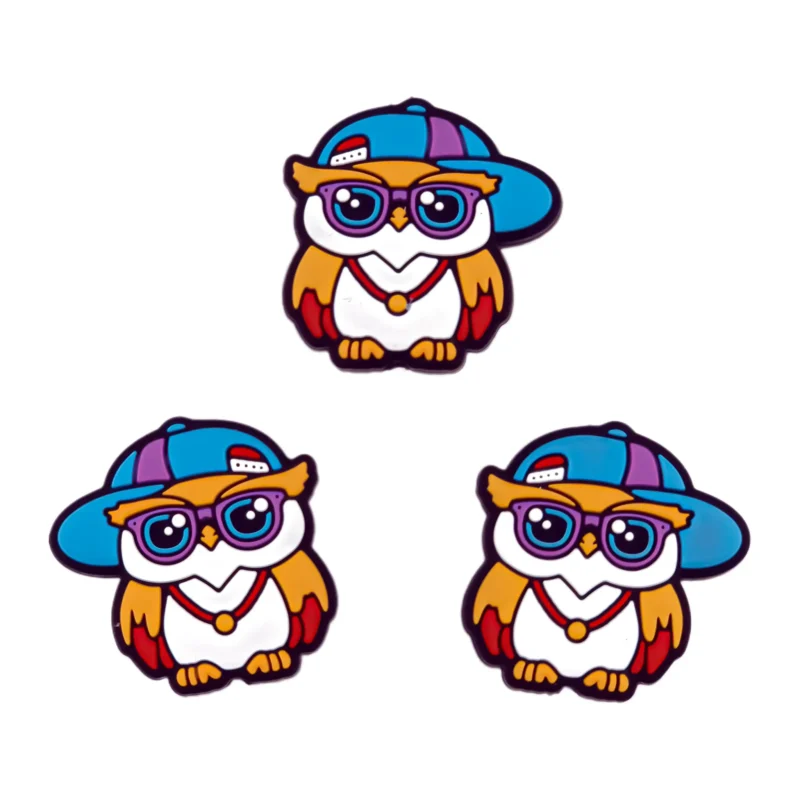 Perle en Silicone - Hibou Rappeur