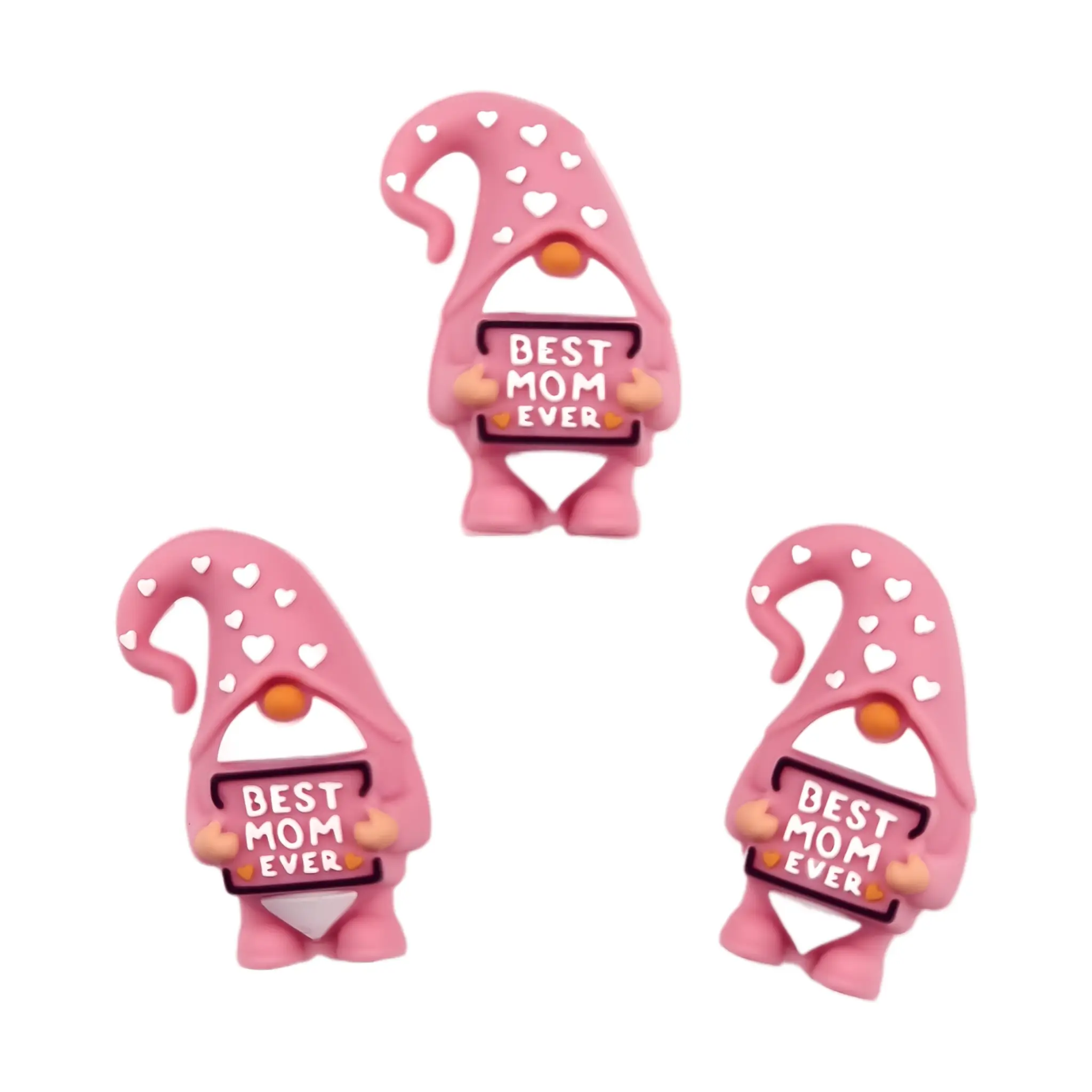 Sans nom-1234 Perle en silicone - 3D - Gnome - Best Mom Ever – Image 1