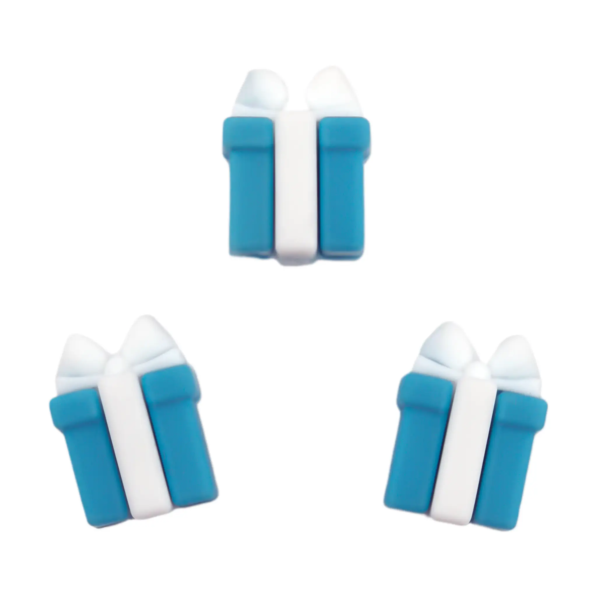 Sans nom-1235 Perle en silicone - Cadeau 3D - Cyan – Image 1