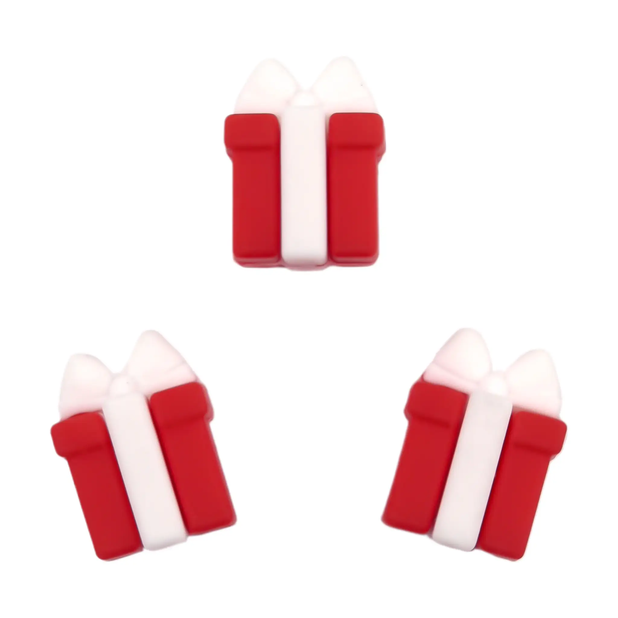 Sans nom-1236 Perle en silicone - Cadeau 3D - Rouge corail – Image 1