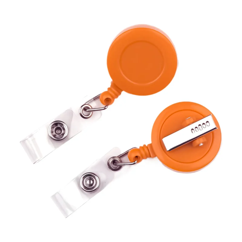 Ausweishalter mit Kordelzug - Orange