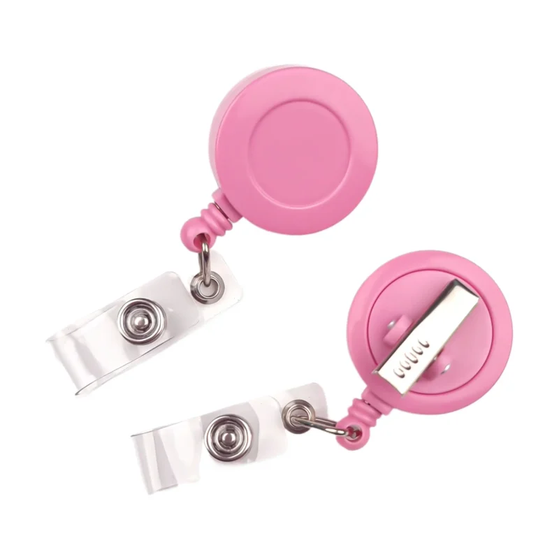 Ausweishalter mit Zugschnur - Rosa