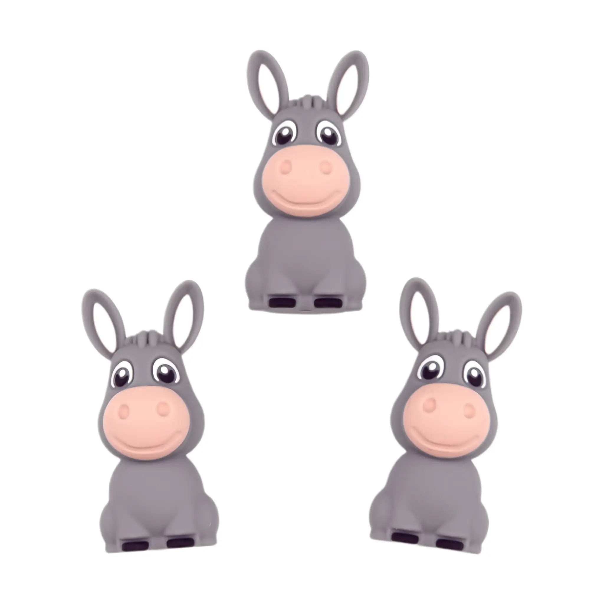 Sans nom-1322 Perle en Silicone - 3D - Âne – Image 1