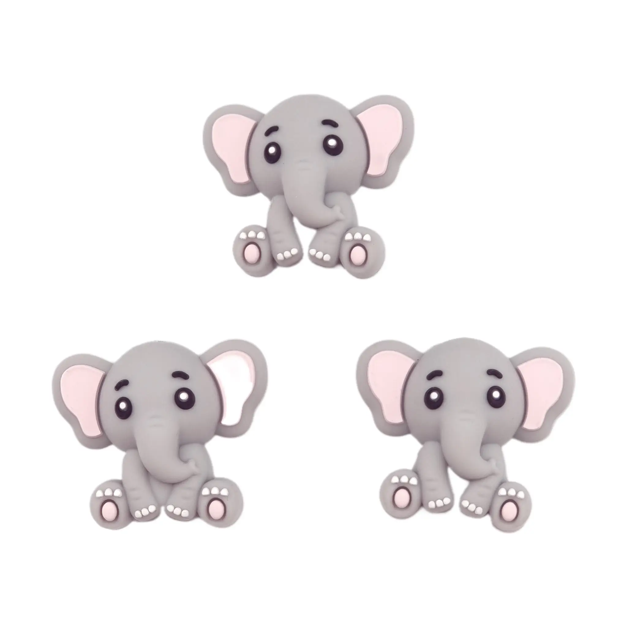 Sans nom-1327 Perle en silicone - 3D - Oli l'éléphant – Image 1