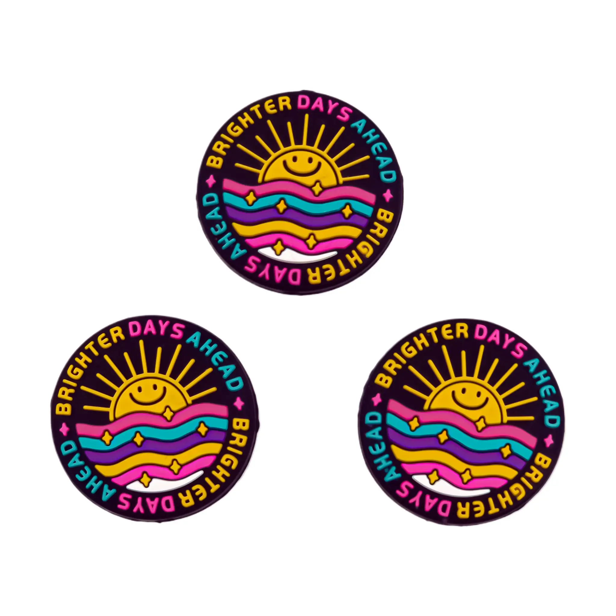 Naamloos-1349 Siliconen Kraal - "Brighter Days Ahead" - Afbeelding 1