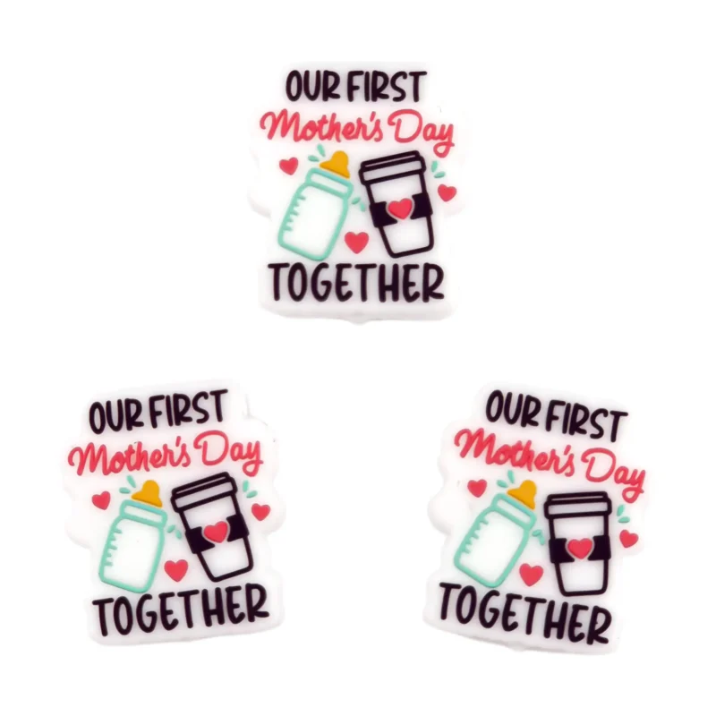Siliconen Kraal - Our First Mothers Day Together - Cups