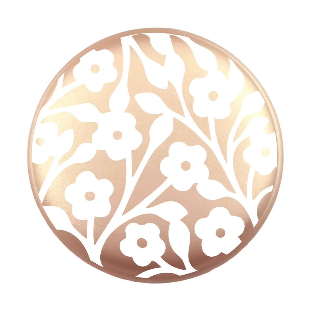 Siliconen Kraal - Wensmuntje - Gegraveerd - Juf met Bloemenprint - Afbeelding 14