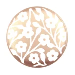 Siliconen Kraal - Wensmuntje - Gegraveerd - Juf met Bloemenprint - Afbeelding 14