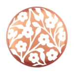 Siliconen Kraal - Wensmuntje - Gegraveerd - Juf met Bloemenprint - Afbeelding 13