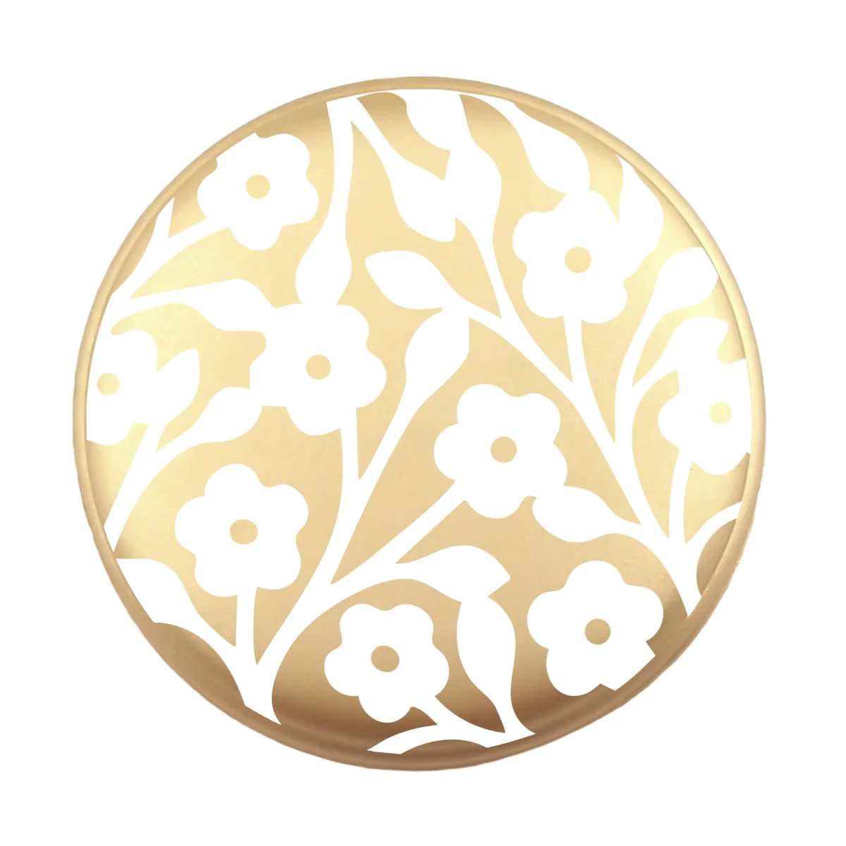 Siliconen Kraal - Wensmuntje - Gegraveerd - Juf met Bloemenprint - Afbeelding 12