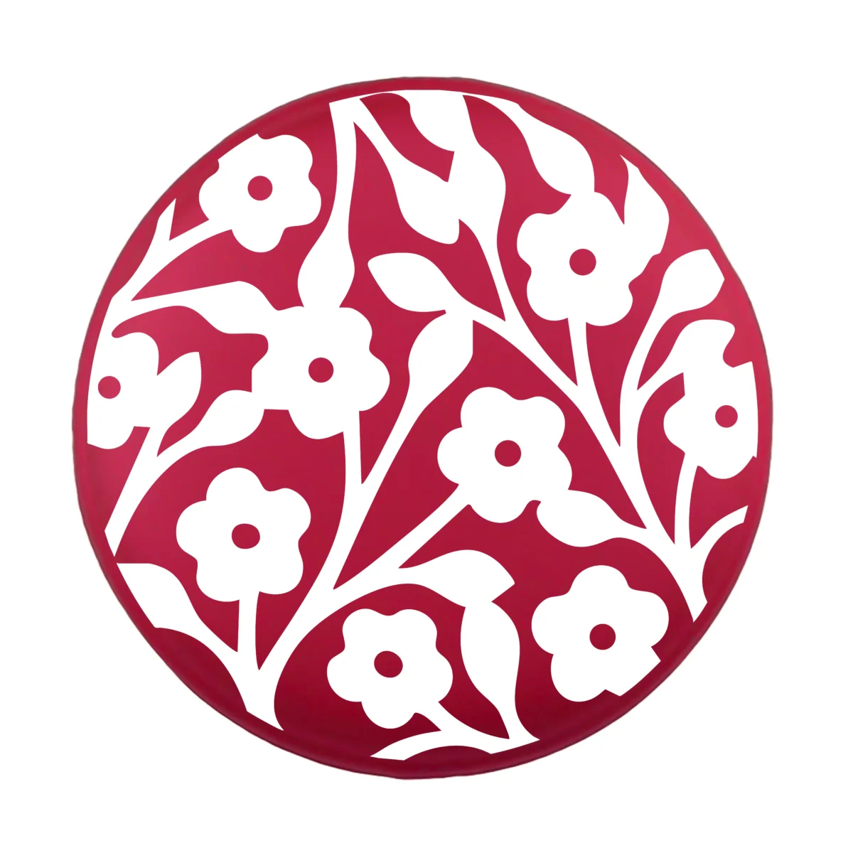 Siliconen Kraal - Wensmuntje - Gegraveerd - Juf met Bloemenprint - Afbeelding 10