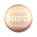 Siliconen Kraal - Wensmuntje - Gegraveerd - De Beste Meester Ter Wereld - Afbeelding 7