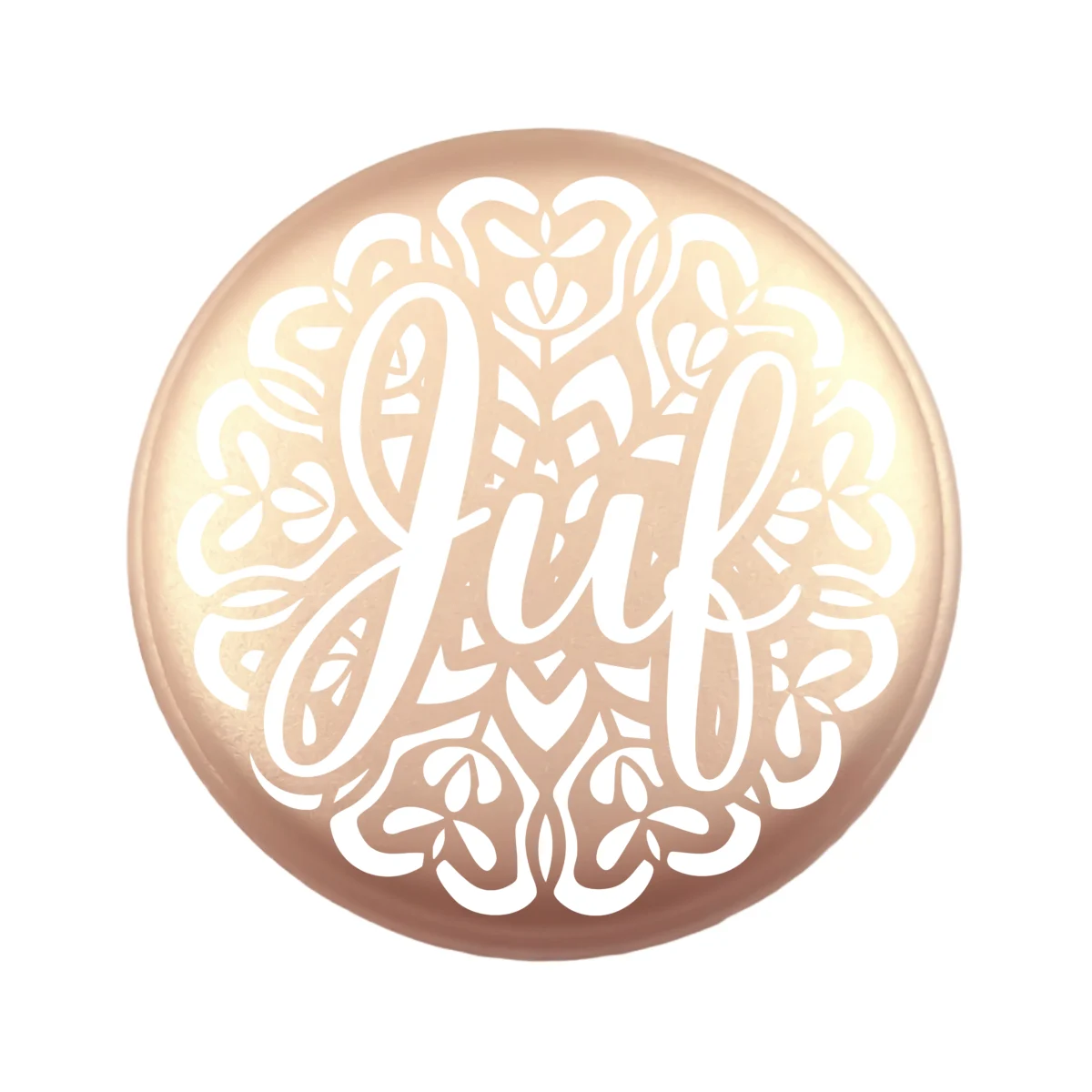 Siliconen Kraal - Wensmuntje - Gegraveerd - Juf Mandala - Afbeelding 7