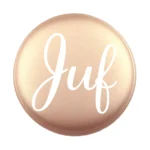 Siliconen Kraal - Wensmuntje - Gegraveerd - Juf met Bloemenprint - Afbeelding 8