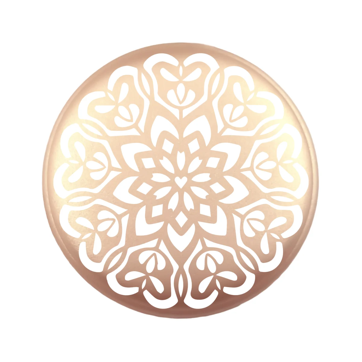 Siliconen Kraal - Wensmuntje - Gegraveerd - Juf Mandala - Afbeelding 13