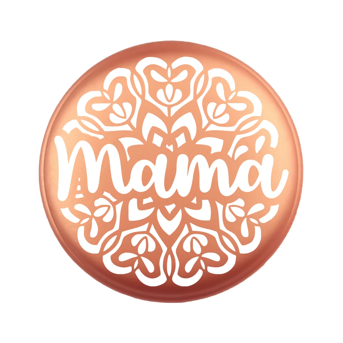 Siliconen Kraal - Wensmuntje - Gegraveerd - Mama Mandala - Afbeelding 4