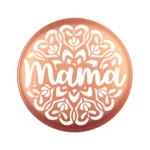 Siliconen Kraal - Wensmuntje - Gegraveerd - Mama Mandala - Afbeelding 4