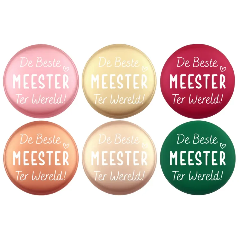 Perle en silicone - Jeton de vœux - Gravé - Le meilleur maître du monde