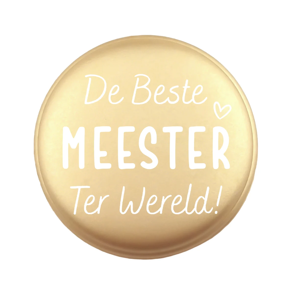 Siliconen Kraal - Wensmuntje - Gegraveerd - De Beste Meester Ter Wereld - Afbeelding 5