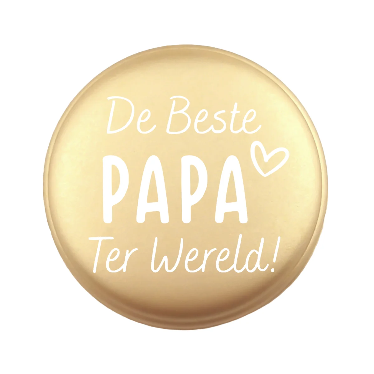 Siliconen Kraal - Wensmuntje - Gegraveerd - De Beste Papa Ter Wereld - Afbeelding 5