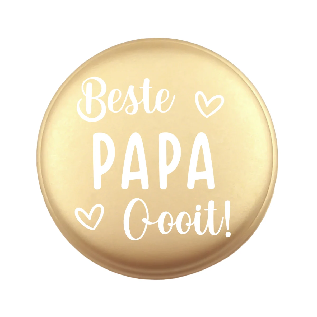 Siliconen Kraal - Wensmuntje - Gegraveerd - Beste Papa Ooit - Afbeelding 5