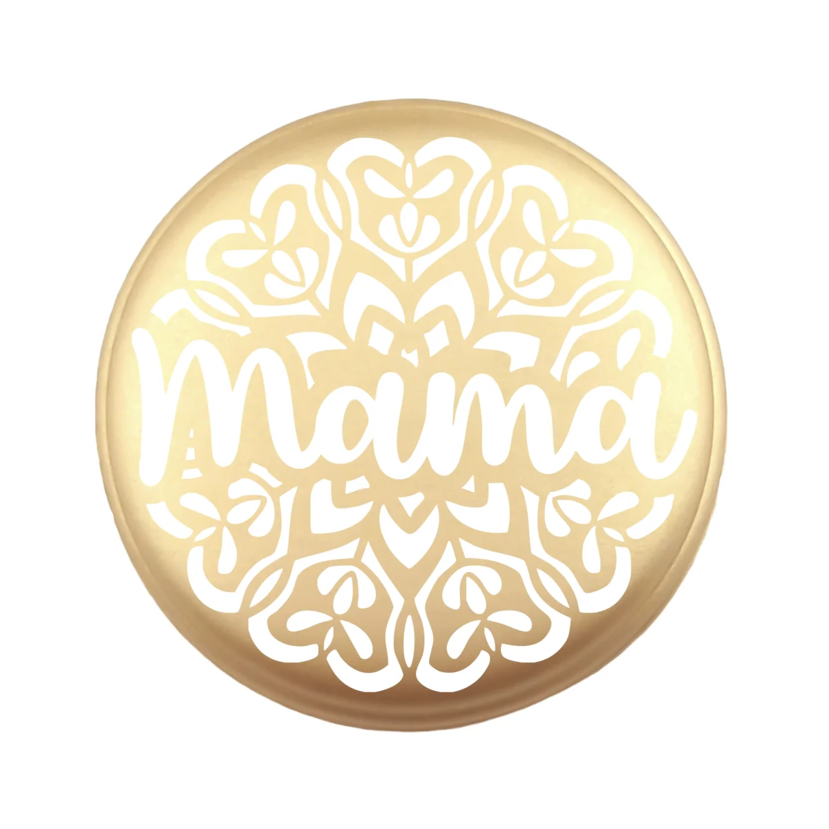 Siliconen Kraal - Wensmuntje - Gegraveerd - Mama Mandala - Afbeelding 7