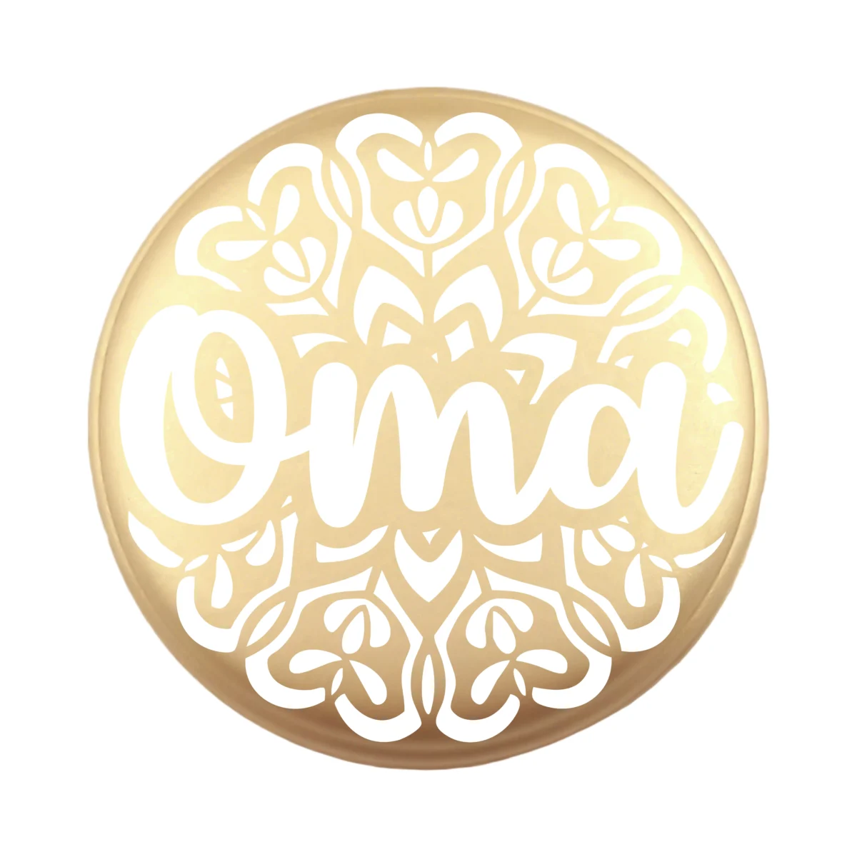 Siliconen Kraal - Wensmuntje - Gegraveerd - Oma Mandala - Afbeelding 8