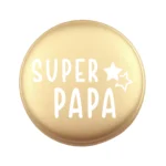 Siliconen Kraal - Wensmuntje - Gegraveerd - Super Papa - Afbeelding 7