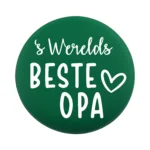 Siliconen Kraal - Wensmuntje - Gegraveerd - 's Werelds Beste Opa - Afbeelding 5