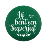 Siliconen Kraal - Wensmuntje - Gegraveerd - Superjuf - Afbeelding 5