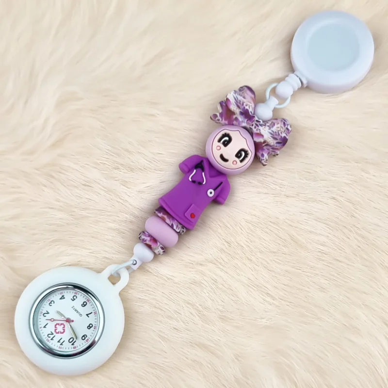 DIY - Verpleeg Klokje - Set Paars