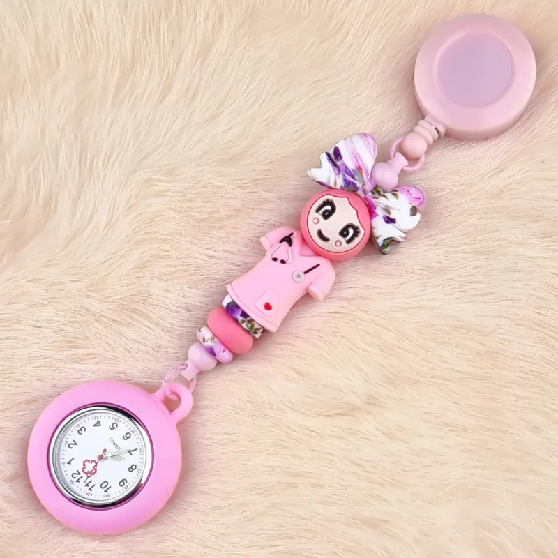 DIY - Verpleeg Klokje - Set Poeder Roze