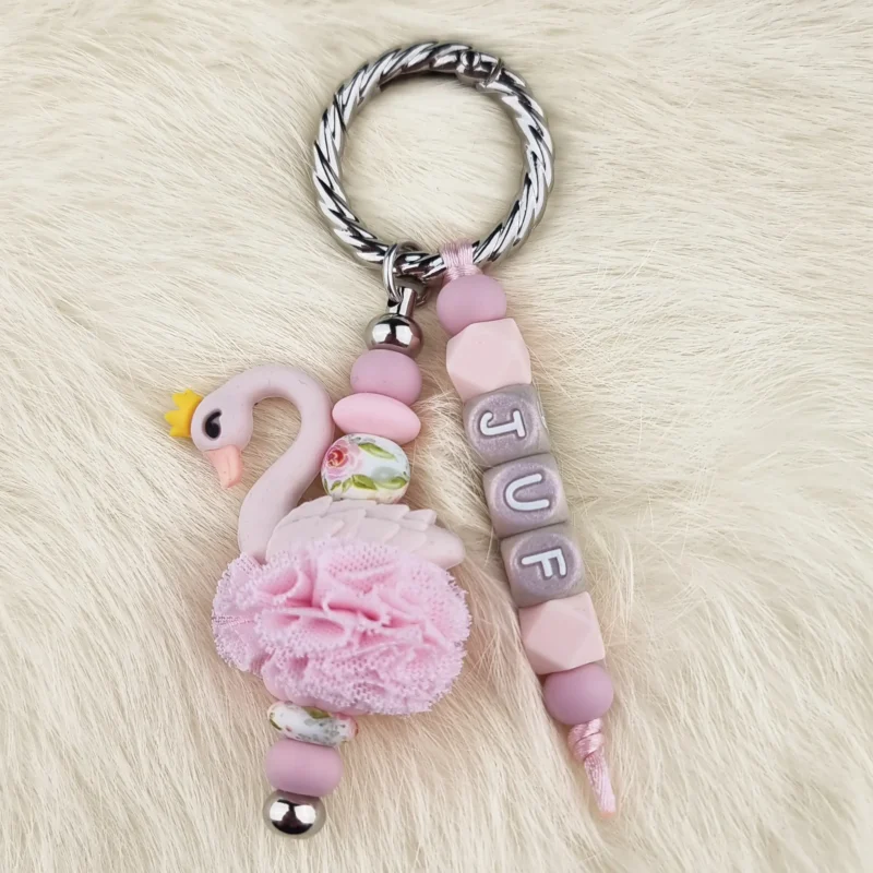 DIY Tashanger - Zwaantje - Juf - Astilbe Perzik Roze