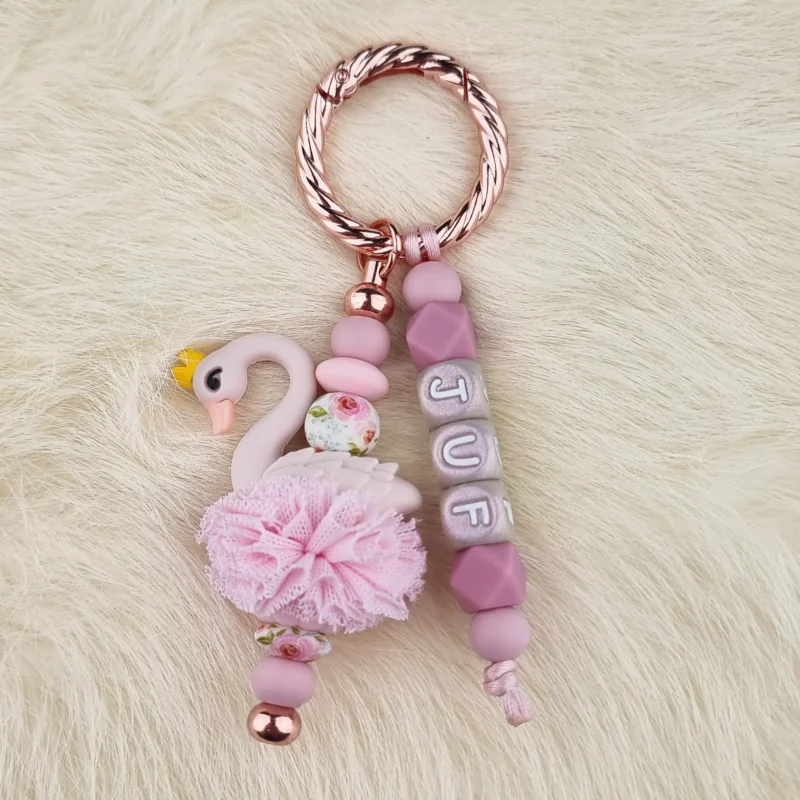 DIY Tashanger - Zwaantje - Juf - Framboos