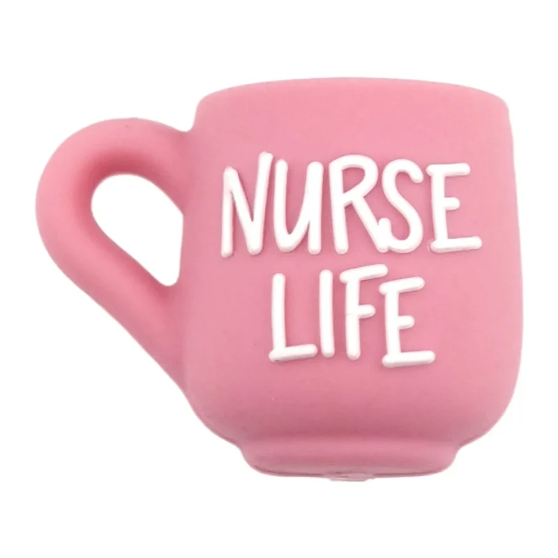 Perles en silicone - Tasse à café - Nurse Life